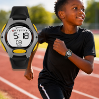 Montre Digitale SPORT Enfant Étanche 30M – Écran LCD avec Rétroéclairage LED, Alarme, Chronomètre, Calendrier, Format 12/24H, Bracelet Souple, Garçon & Fille 3-12 Ans