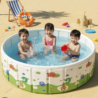 Piscine Pliable pour Enfants 120 cm ou 160 cm – PVC Épais Renforcé – Sans Gonflage – Piscine de Jardin Multifonctionnelle, Piscine à Balles et Baignoire pour Chien