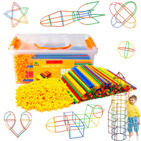 Pailles Connecteurs - Kit de construction créatif 600 pièces