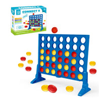 Connect 4 – Jeu de stratégie classique | 2 joueurs | Grille géante avec 42 jetons rouges et jaunes | Jeu éducatif pour enfants et familles | À partir de 3 ans