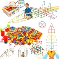 Pailles Connecteurs - Kit de construction créatif 600 pièces